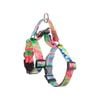 Banhamsisun M Sweet Green Dog Double-Lined Straps Harness Adjustable No Pull