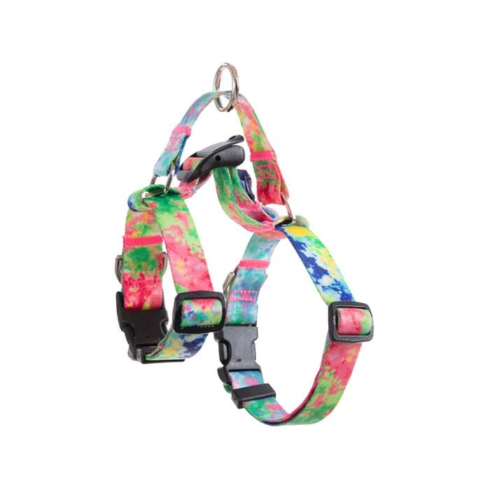Banhamsisun M Sweet Green Dog Double-Lined Straps Harness Adjustable No Pull