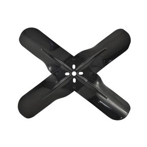 Cal Custom Racing Fan Steel Black 4 Blade 19 inch, Non-Flex