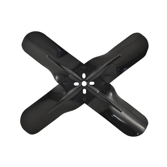 Cal Custom Racing Fan Steel Black 4 Blade 19 inch, Non-Flex