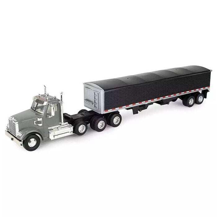 Ertl Big Farm Freightliner 122sd Semi With Grain Trailer 1:32 Scale - 47361