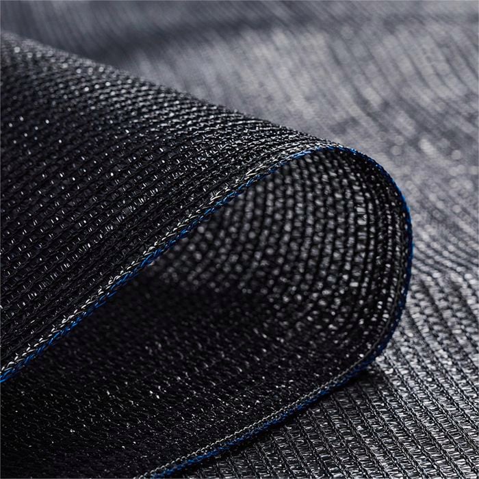 Coolaroo 3.66m Wide Graphite Heavy-Duty Screening Shade Cloth 70% UV Block - P/Mtr
