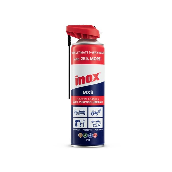 Inox 375g Aerosol Lubricant With 2 Way Straw 