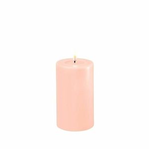 Deluxe Homeart Flameless Candle - Light Pink 7.5 x 12.5cm