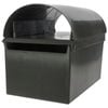 HomeLeisure Small Charcoal Paterson Post Letterbox