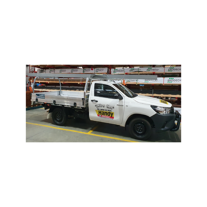 For Hire: Ute - 1hr (first 15kms included)