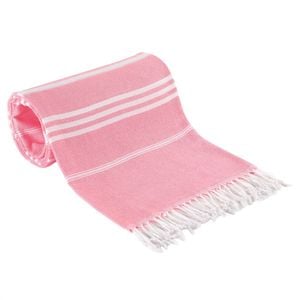 Catzon 100cm Turkish Beach Towels Sand Free Oversized Bath Pool Swim Towel-pink