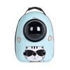 Anypet Blue Cat Print Space Capsule Pet Carrier – Breathable Travel Bag For Small Pets