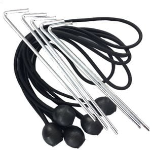Caravan Privacy Screen Tie Down Kit 5 Bungee Cords & Pegs Pack suits Camec CGear