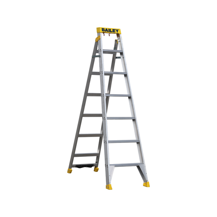 Bailey 2.1M/3.8M 150KG Aluminium Dual Purpose Ladder