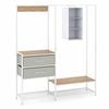Costway Wardrobe Clothes Rack Closet Shelf Drawers Shoe Rack