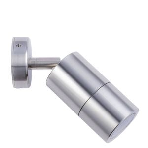 CLA Lighting MR16 Exterior Wall Pillar 1-Light Adjustable Spot Light (316 Stainless Steel) IP65