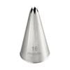 Mondo Stainless Steel #16 Star Piping Tip Icing Cake Decorating Nozzle Silver