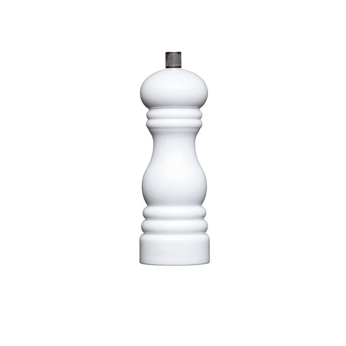 Mastercraft 17cm Classic Capstan Salt / Pepper Mill - White
