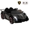 Costway Kids Ride On Car Lamborghini Licensed Electric Vehicle Black