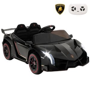 Costway Kids Ride On Car Lamborghini Licensed Electric Vehicle Black