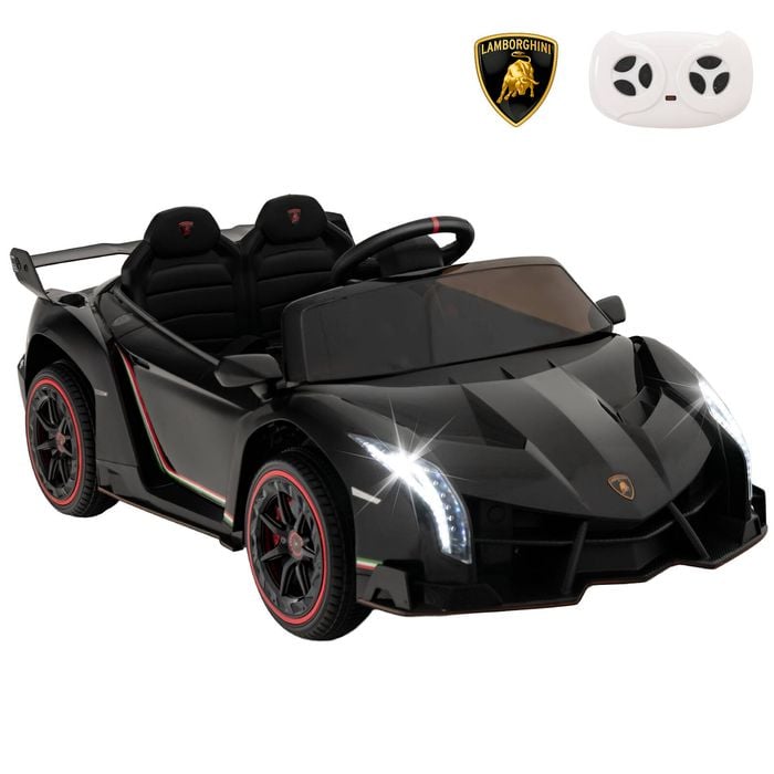 Costway Kids Ride On Car Lamborghini Licensed Electric Vehicle Black