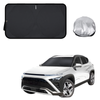 Front Windscreen Sun Shade for Hyundai Kona 2023 - Current (SX2 Petrol) - Standard 150 x 85 cm - Black