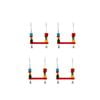 Yes4pets 4x Bird Swing With Bells 20x28cm