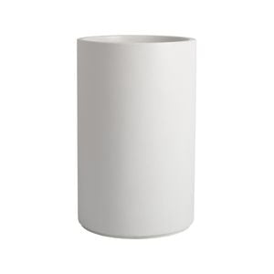 Tuscan Path 42cm White Harper Cylinder Pot