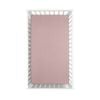 Little Gem Twin Pack Pale Mauve Hemp Cot Fitted Sheet