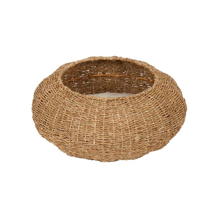Teamson Pets Neith Wicker Seagrass Dome Cat or Small Dog Bed