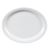 Olympia Whiteware Oval Serving Platters Porcelain White 250mm Pack Of 6