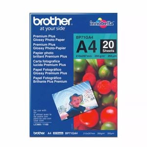 Brother A4 Premium Gloss Photo Paper – 50 Sheets For High-quality Photo Printing