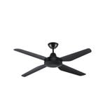 Arlec 130cm Black Grid Connect Smart Madrid 4 Blade DC Ceiling Fan