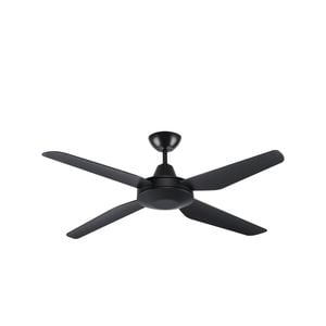 Arlec 130cm Black Grid Connect Smart Madrid 4 Blade DC Ceiling Fan