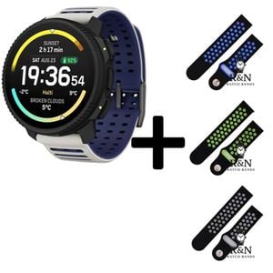 Suunto Vertical 2 GPS Watch (Arctic Gray) + R&N Strap Edition