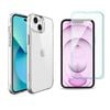 Icoverlover For Iphone 14 Plus Case + [2-pack] Glass Screen Protectors Clear