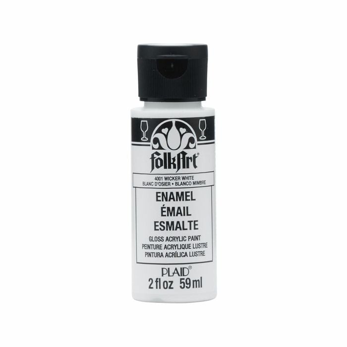 Folk Art 59ml Wicker White Enamel Paint
