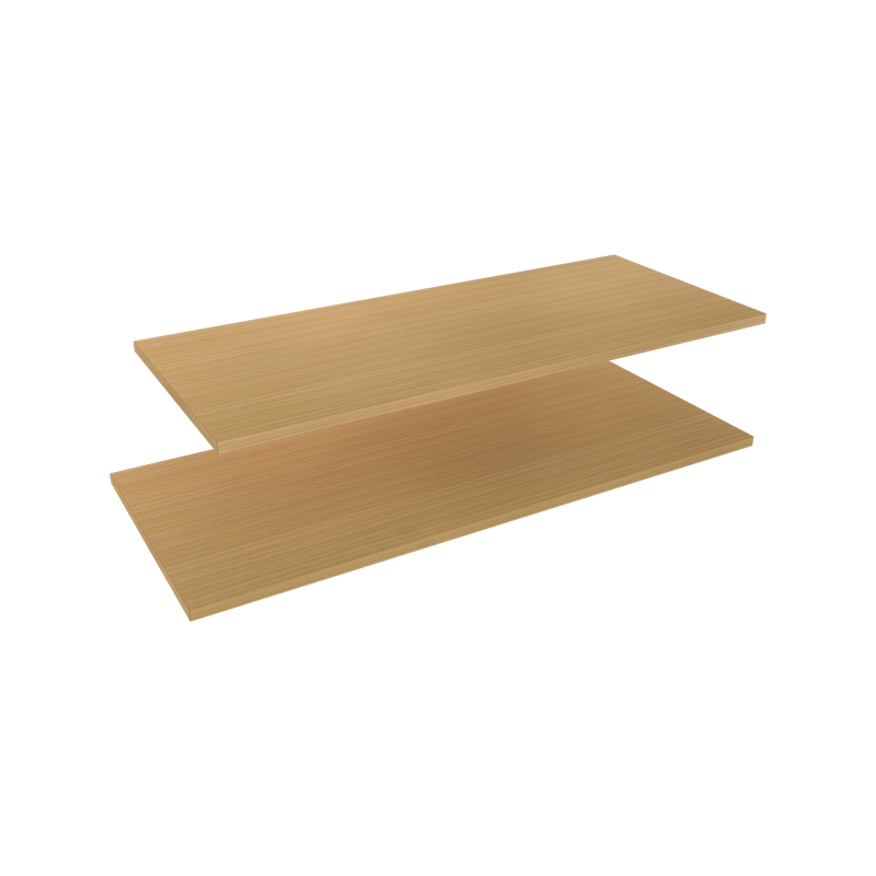 Lugna Sand Adjustable Cabinet Shelf - To Suit 900 x 380mm - 2 Pack