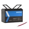 Gentrax 12v 100ah Lifepo4 Lithium Battery + 0.2m 1awg Connector Cable