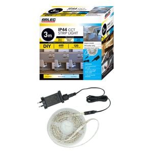 Arlec 3m 600lm CCT IP44 LED Strip Light