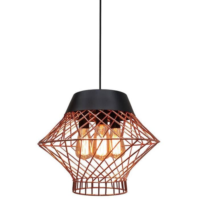 Bronze BALI 3 Light Pendant