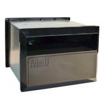 Velox 230mm Black Flexi Back Open Letterbox