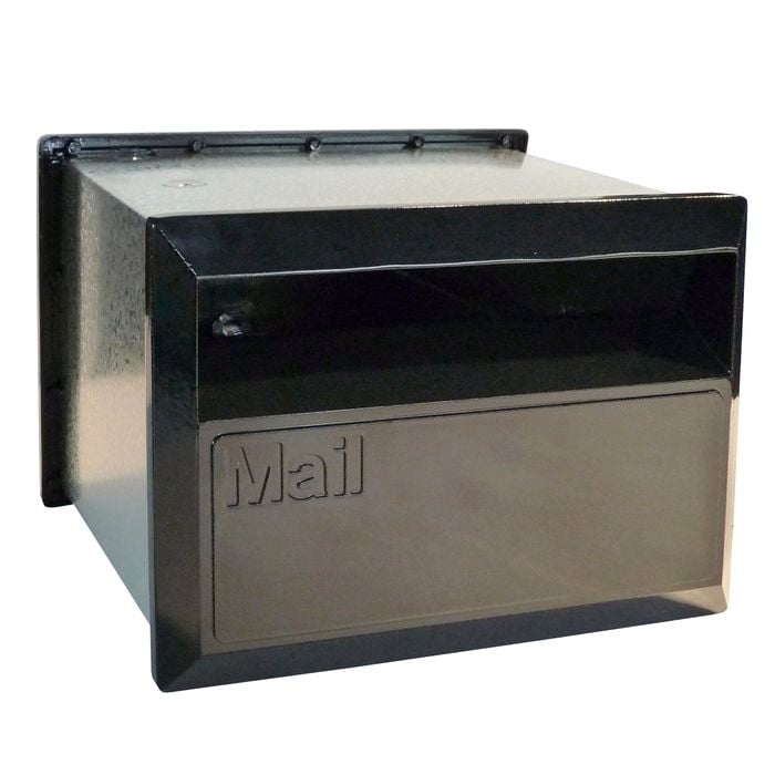 Velox 230mm Black Flexi Back Open Letterbox