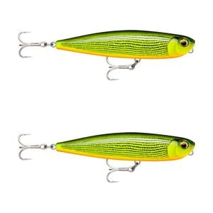 2x Rapala 13cm Precision Xtreme Pencil EXO Topwater Fishing Lure -Golden Dorado