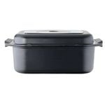 Bessemer Non Stick Roaster & Grill 34X24X12cm Black