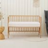 Dreamaker Baby Bamboo Terry Cot Waterproof Mattress Protector -boori