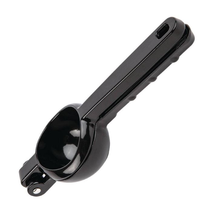 Olympia Lemon And Lime Hand Juicer Dm105 Aluminium Black 50x210x70mm Manual Citrus Press Commercial Kitchen Tool