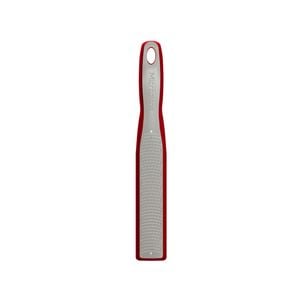 Microplane Elite Zester Stainless Steel Grater w/ Catcher - Red