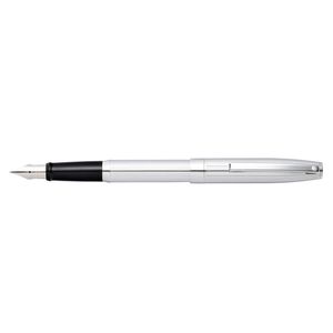 Sheaffer Sagaris Fountain Pen Office Writing/signing Med Nib Chrome/engraved