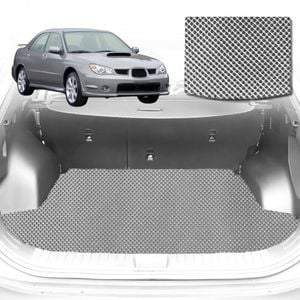 6D Diamond Car Boot Mat for Subaru Impreza 2000-2007-Cargo Mat-Grey-Outback GT