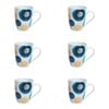 6PK LVD Ceramic Coffee Mug Modern Art Home/Kitchen Drinkware 12cm Assorted