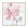 Artey | Tender Love II - Framed Canvas - Natural Frame - 64 x 64cm
