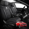 Australian Goose Edition Front Seat Covers for Holden Colorado Ute Dual Cab 2012 - 2020 (VE, VF) - Suede, Universal Fit - Black