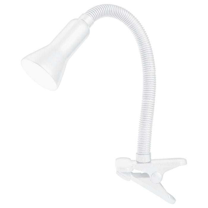 Brilliant Lighting Metal Vito Clamp Lamp - White